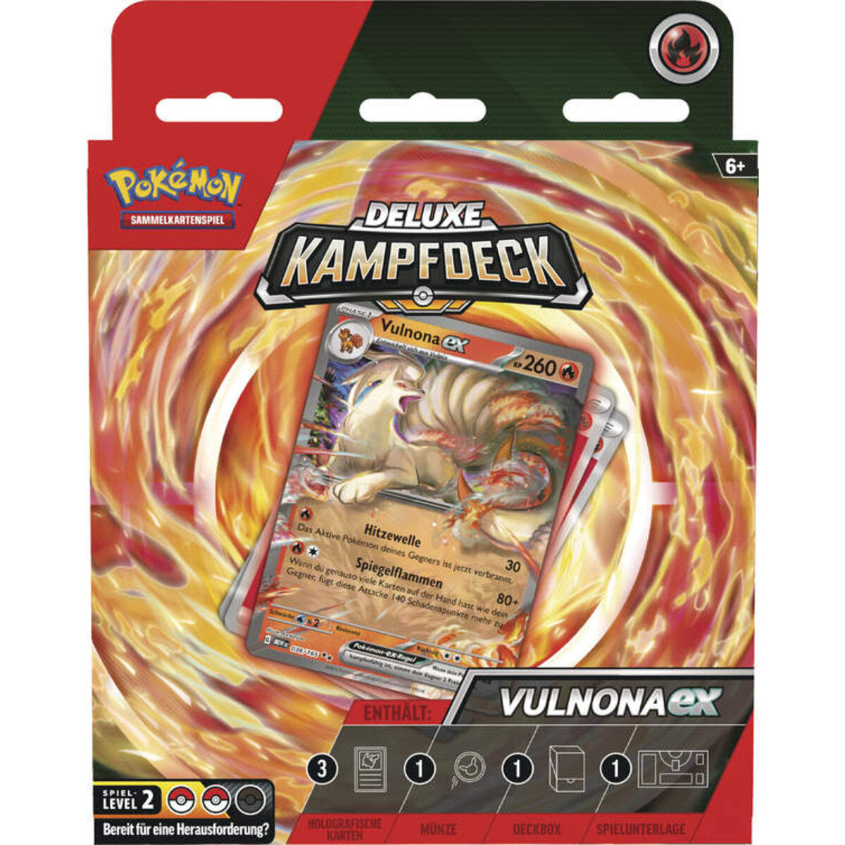 Pokemon Deluxe Battle Deck Zapdos ex oder Vulnoa ex, 1 Stück, 2-fach sortiert