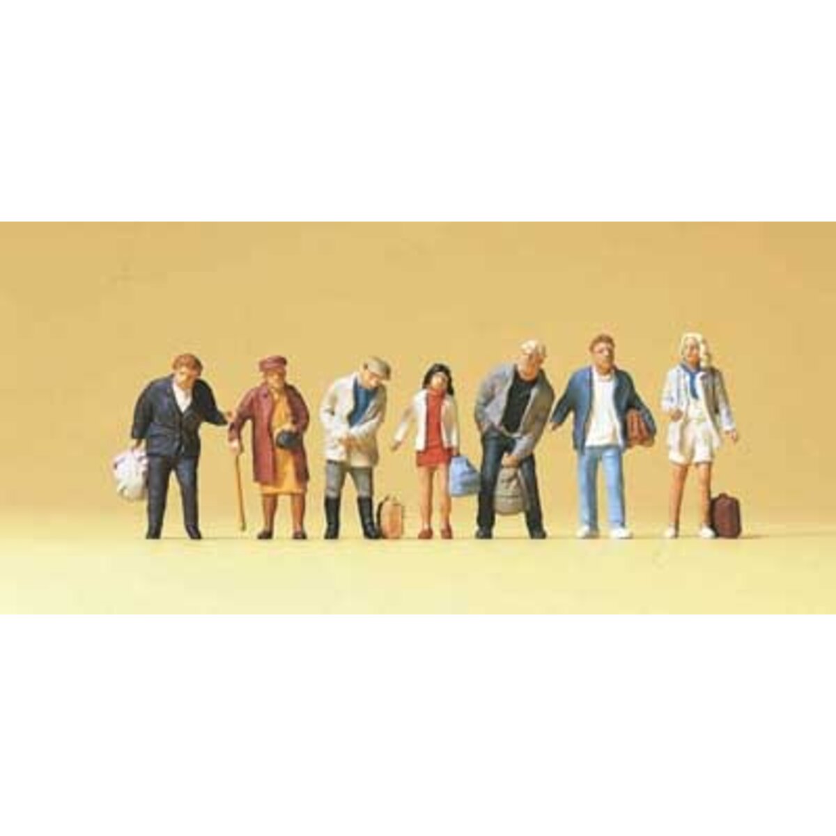 Preiser 10400 - HO Steh. Fahrgäste f.Bus+Bahn