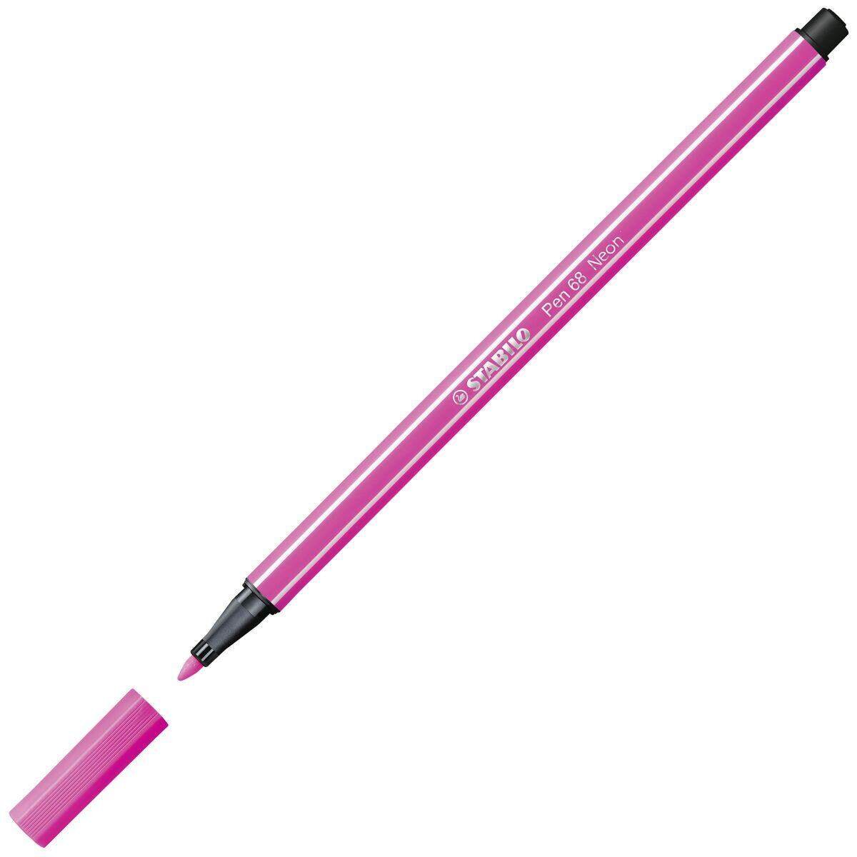 Premium-Filzstift - STABILO Pen 68 - 6er Pack - 6 Neonfarben