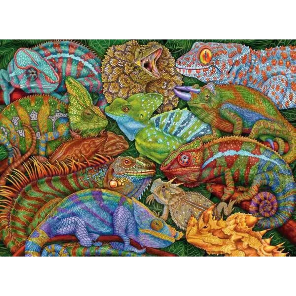 Ravensburger Kinderpuzzle 300 Teile Faszinierende Reptilien 49 x 36 cm