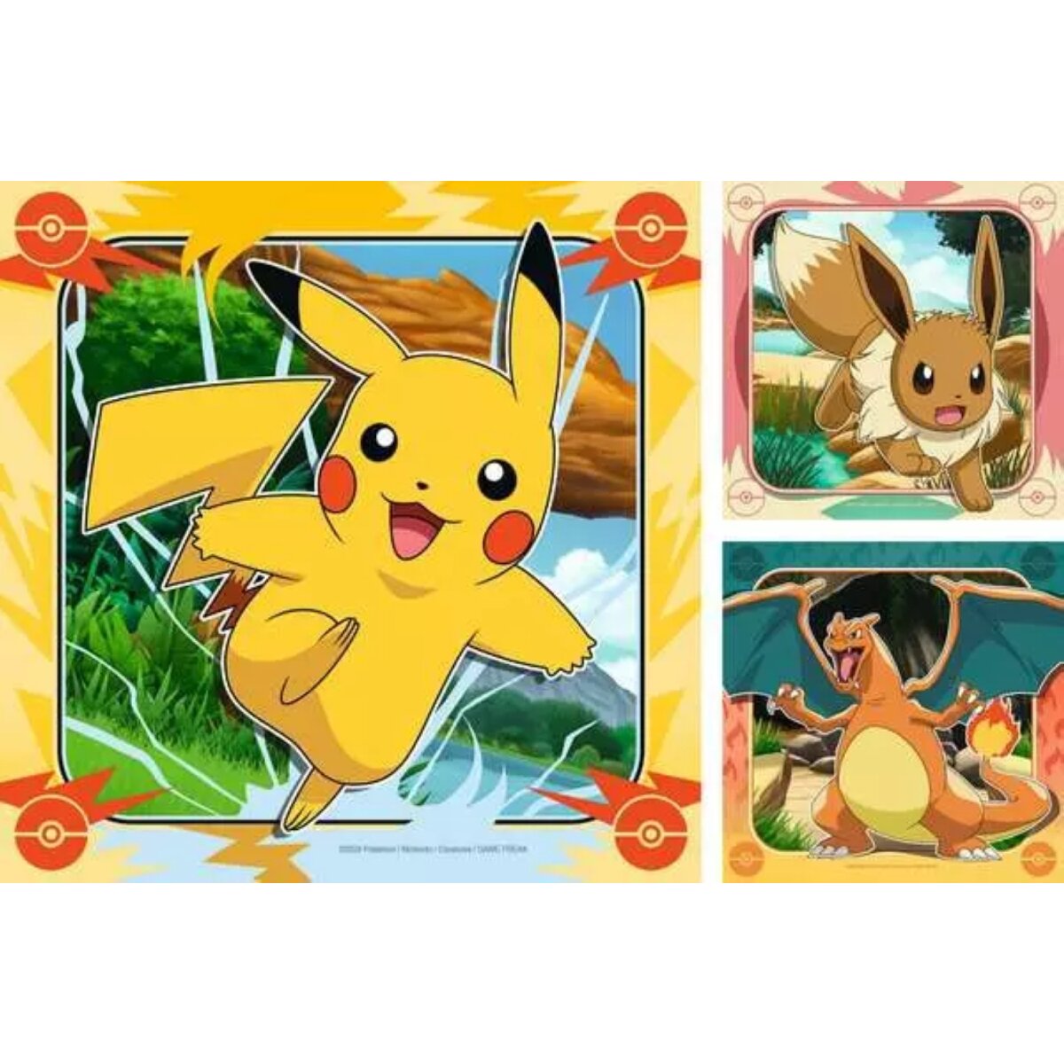 Ravensburger Puzzle - Pokémon , 3x49 Teile