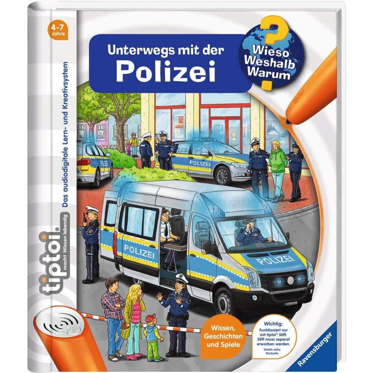 Ravensburger tiptoi® Unterwegs mit der Polizei