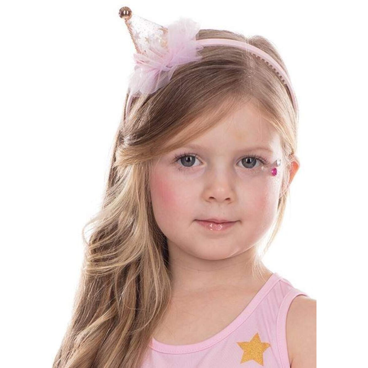 Rubies Kostüm Prinzessin Haarreif Kinder und Erwachsene pink