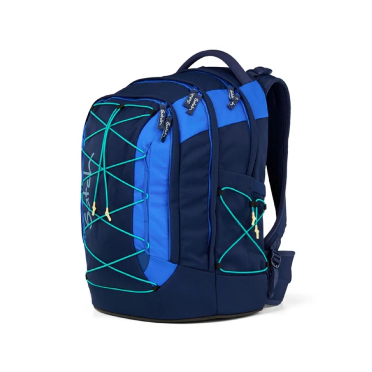Satch Pack Schulrucksack Crossed Blue