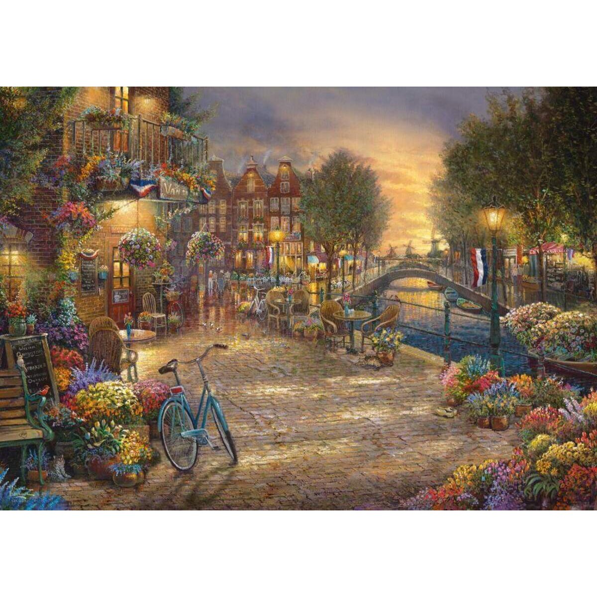 Schmidt Spiele Puzzle - Thomas Kinkade Amsterdam, 1000 Teile