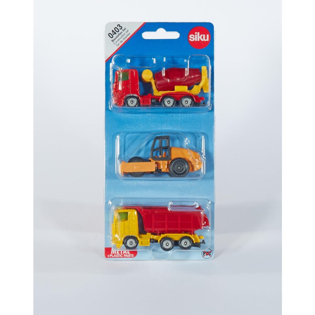 SIKU 3er Blisterset "Baustelle"