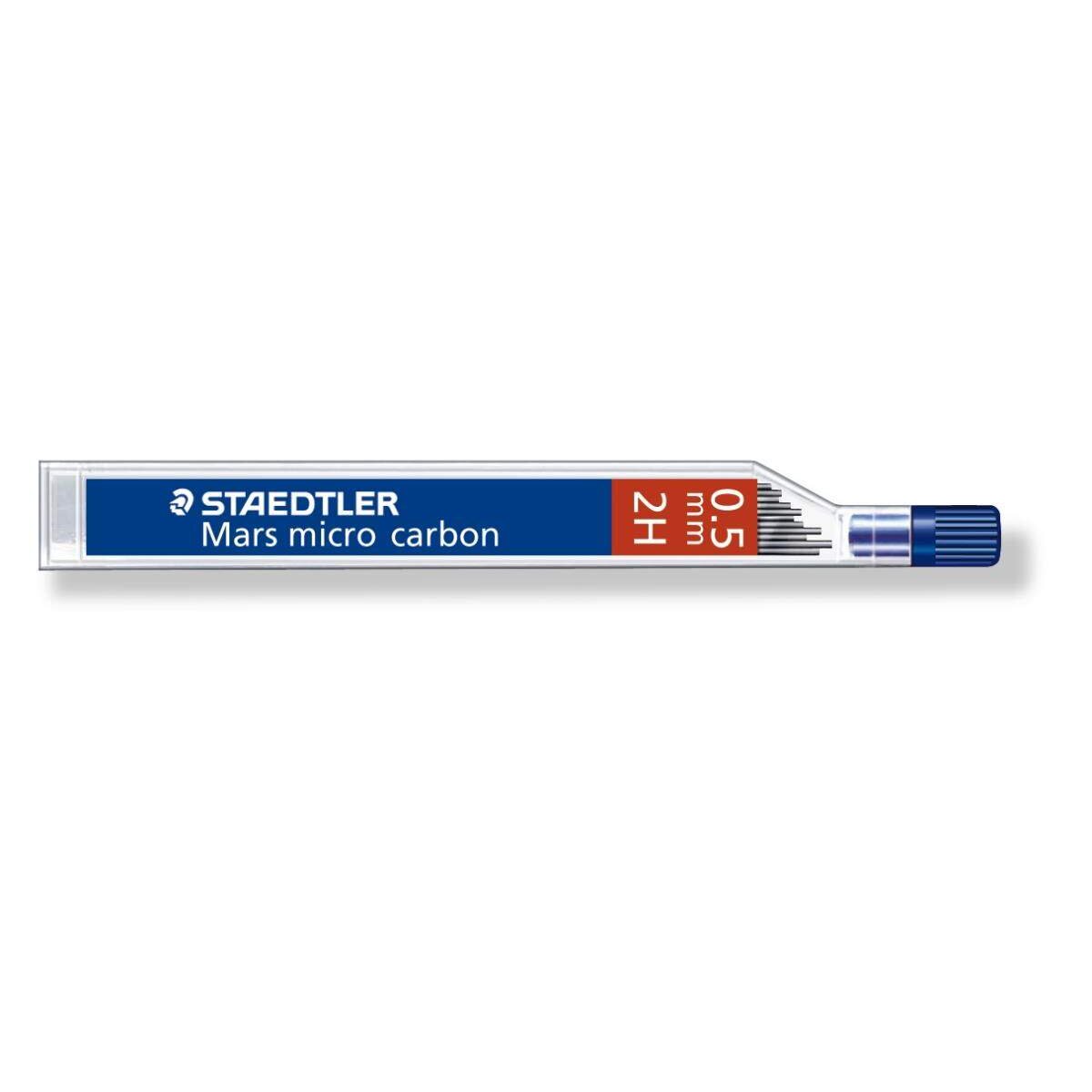 STAEDTLER® 250 05-2H Mars micro carbon Feinmine 0,5 mm, 2H, 12 Stück Etui