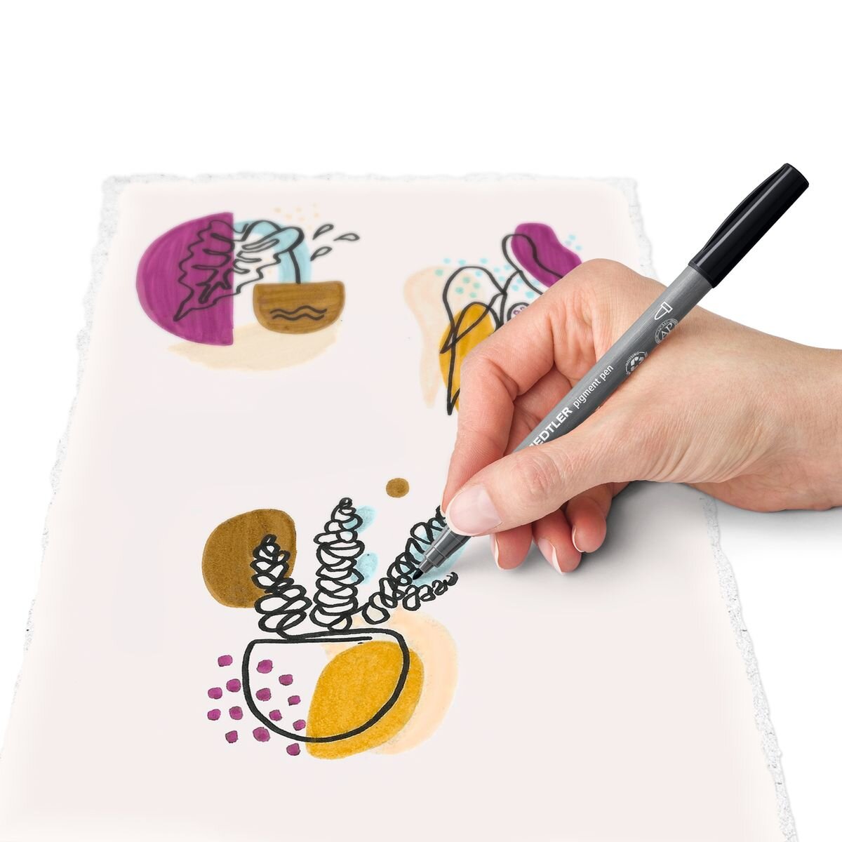 STAEDTLER® Zeichenset Line Art & Botanical 10-teilig, 100% PEFC