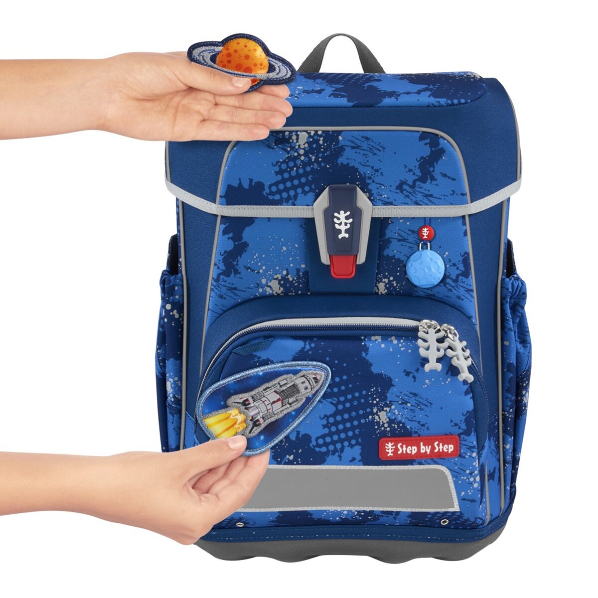 Step by Step CLOUD REFLECT Schulranzen-Set "Rocket Novo", 5-teilig