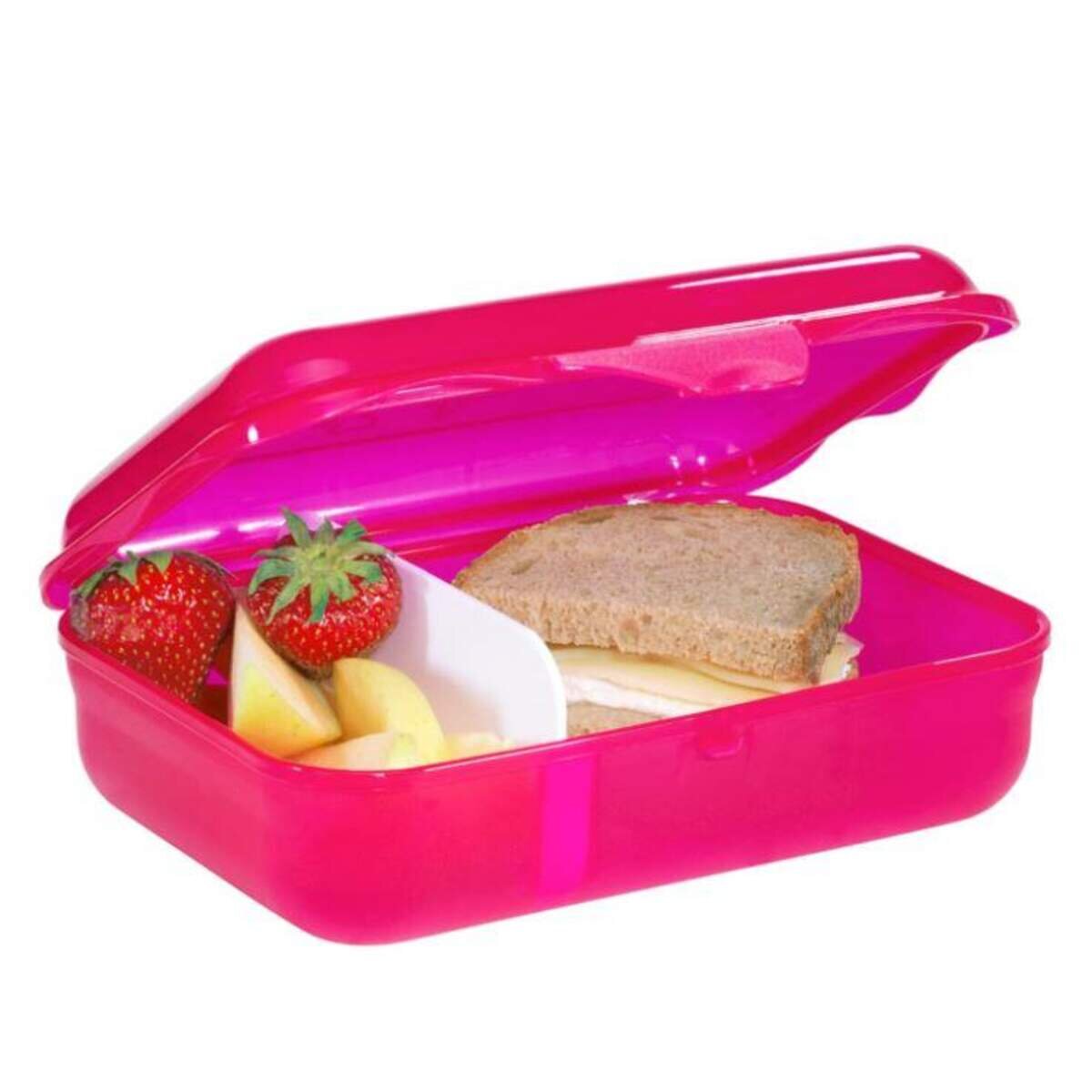 Step by Step Lunchbox mit Trennwand, Glamour Star, Rosa