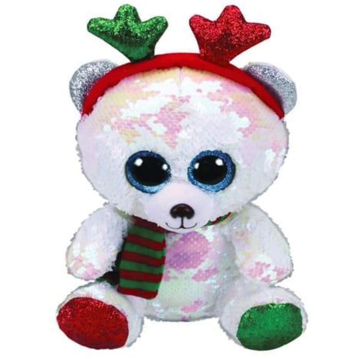 ty Christmas Bär Mistletoe 15 Cm Pailletten Plüsch Weihnachten 2019