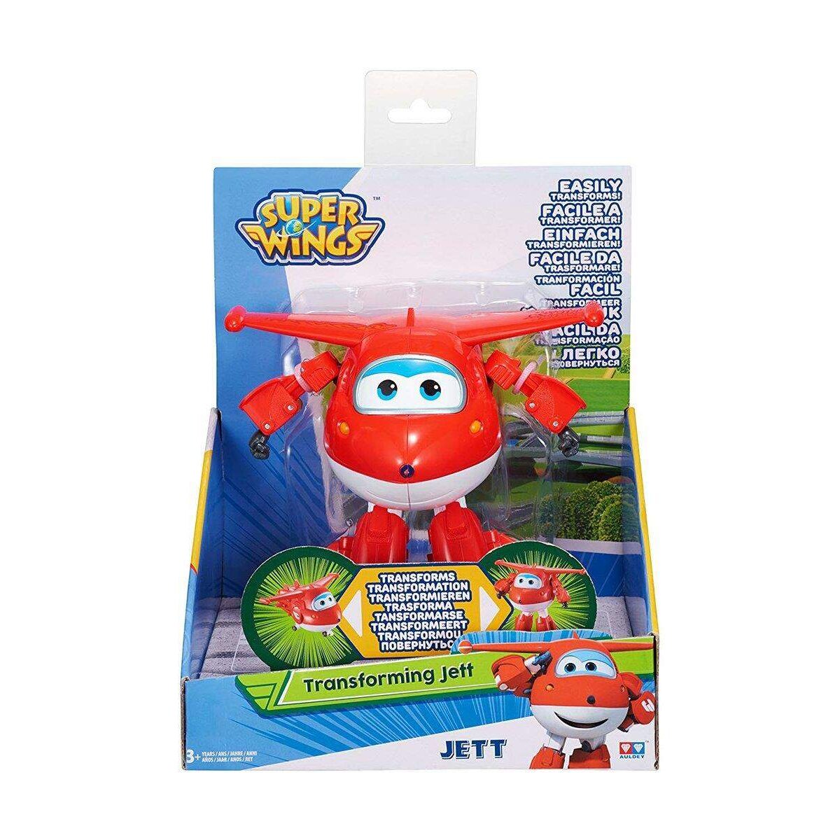 Waiky Super Wings Transforming Jett, 12 cm