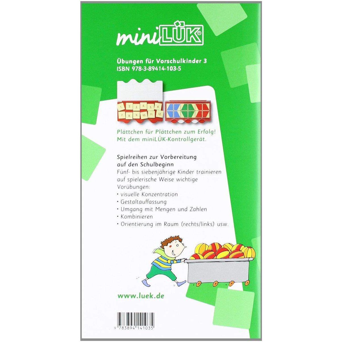 Westermann miniLÜK Vorschulkinder 3 - Vorbereitung Schulbeginn