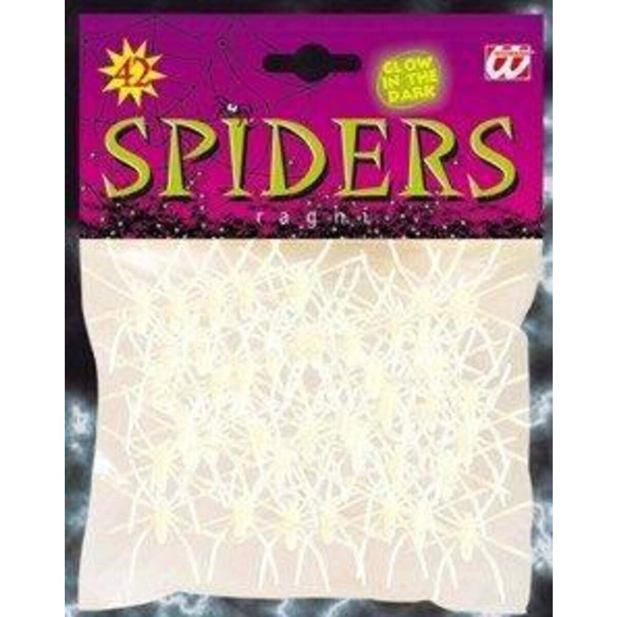 Widmann Spinnen fluoreszierend 42 Stück