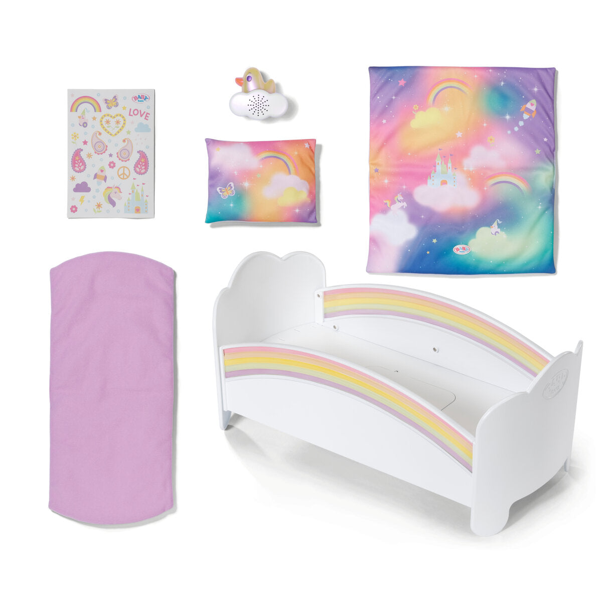 BABY born® Regenbogen Bett