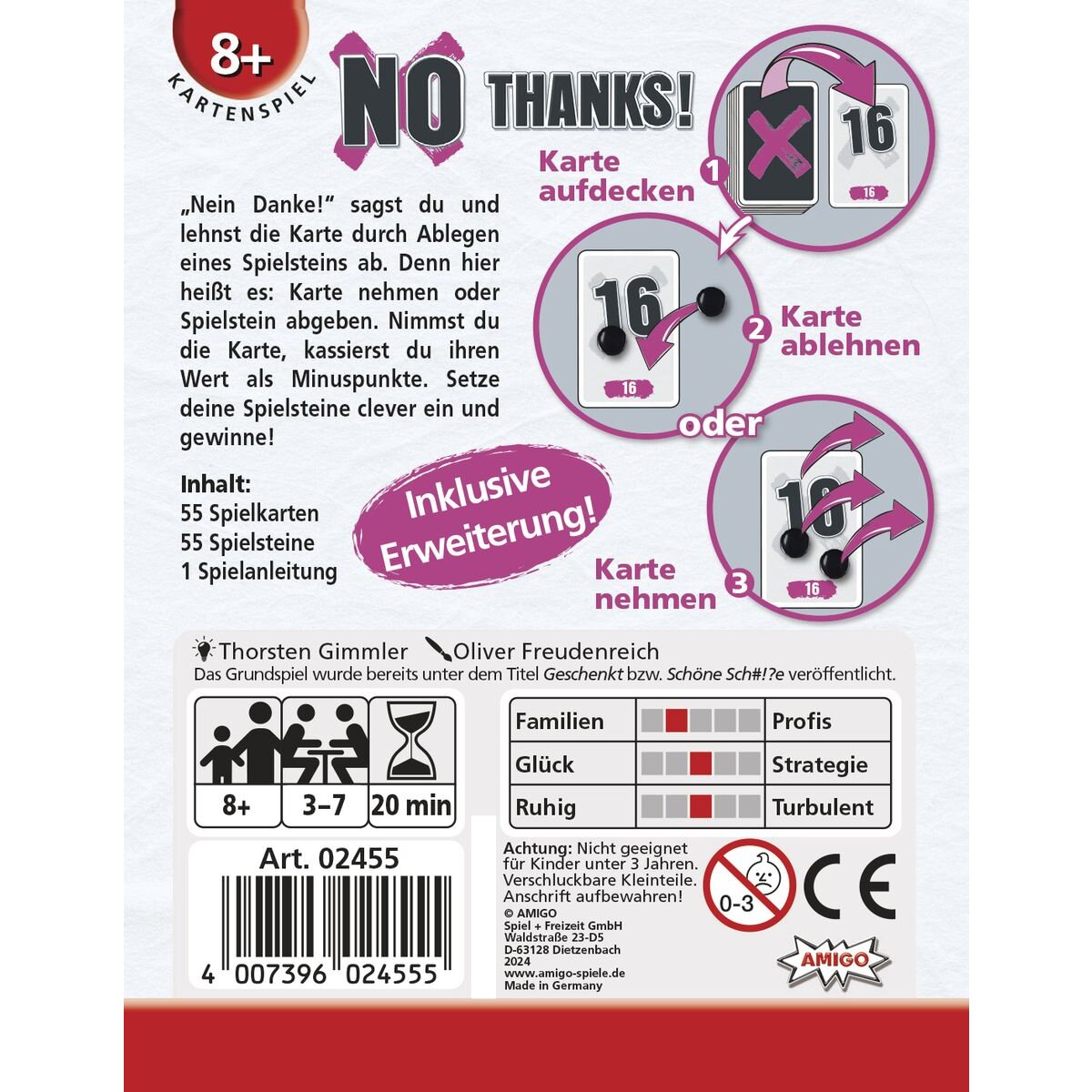 AMIGO No Thanks! Kartenspiel