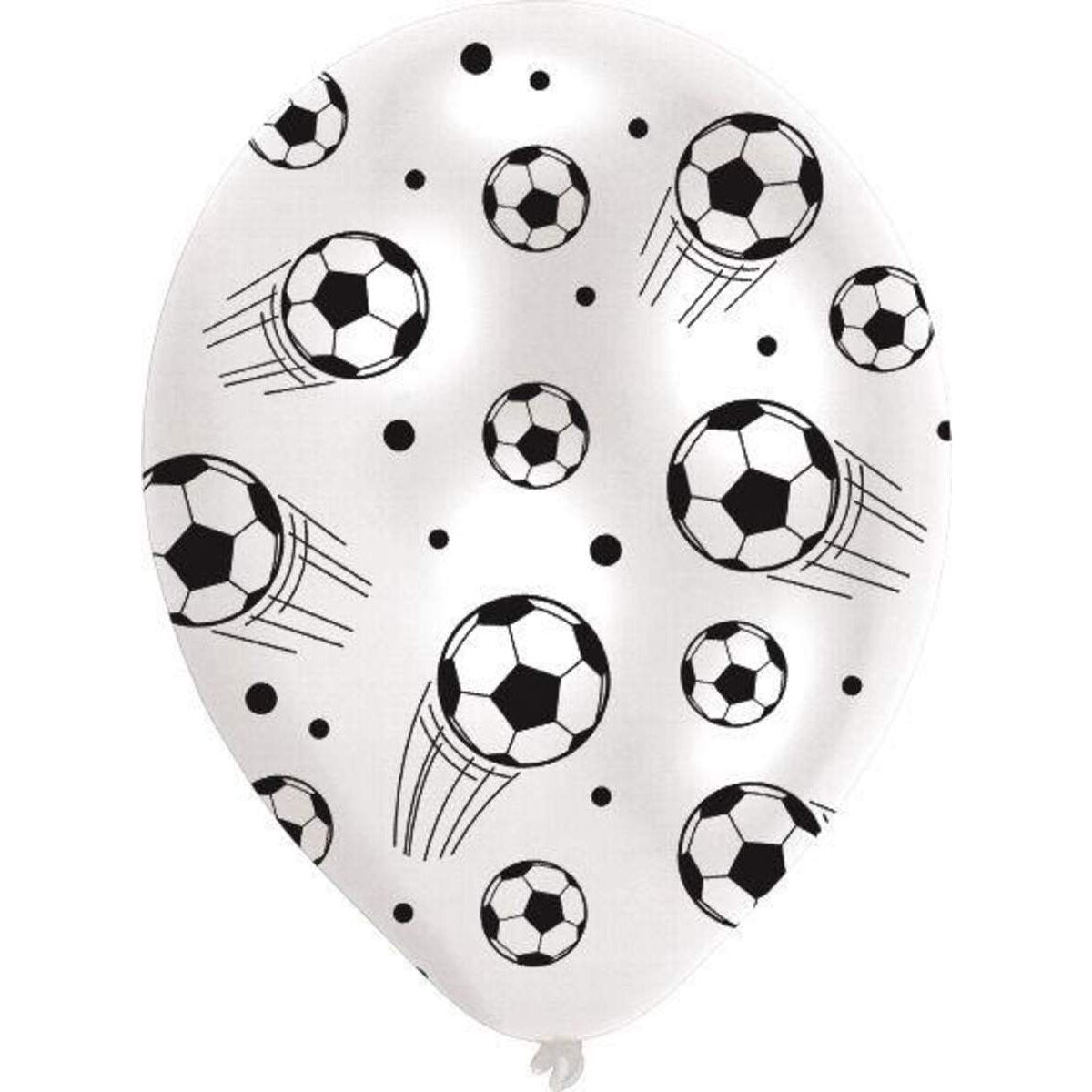 amscan 6 Latexballons Globaldruck Fußball 27,5 cm