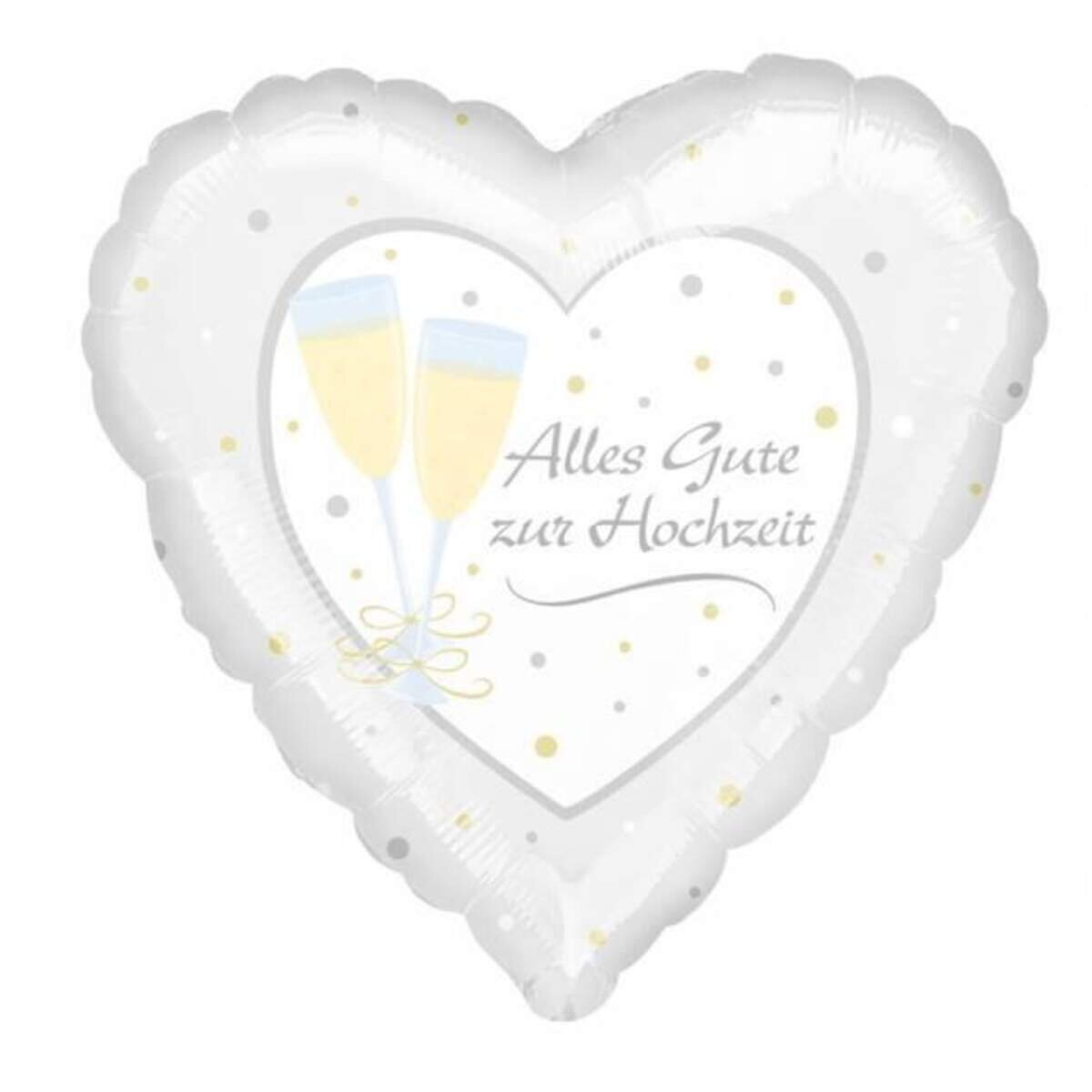 amscan Folienballon Alles Gute zur Hochzeit