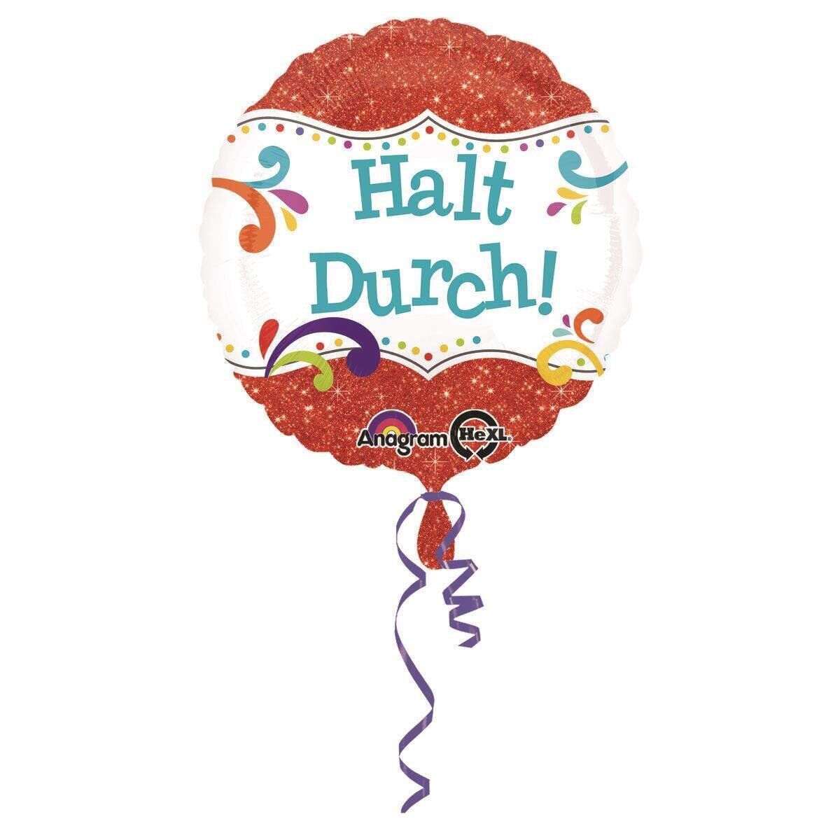 amscan Folienballon Sprüche Halt durch!