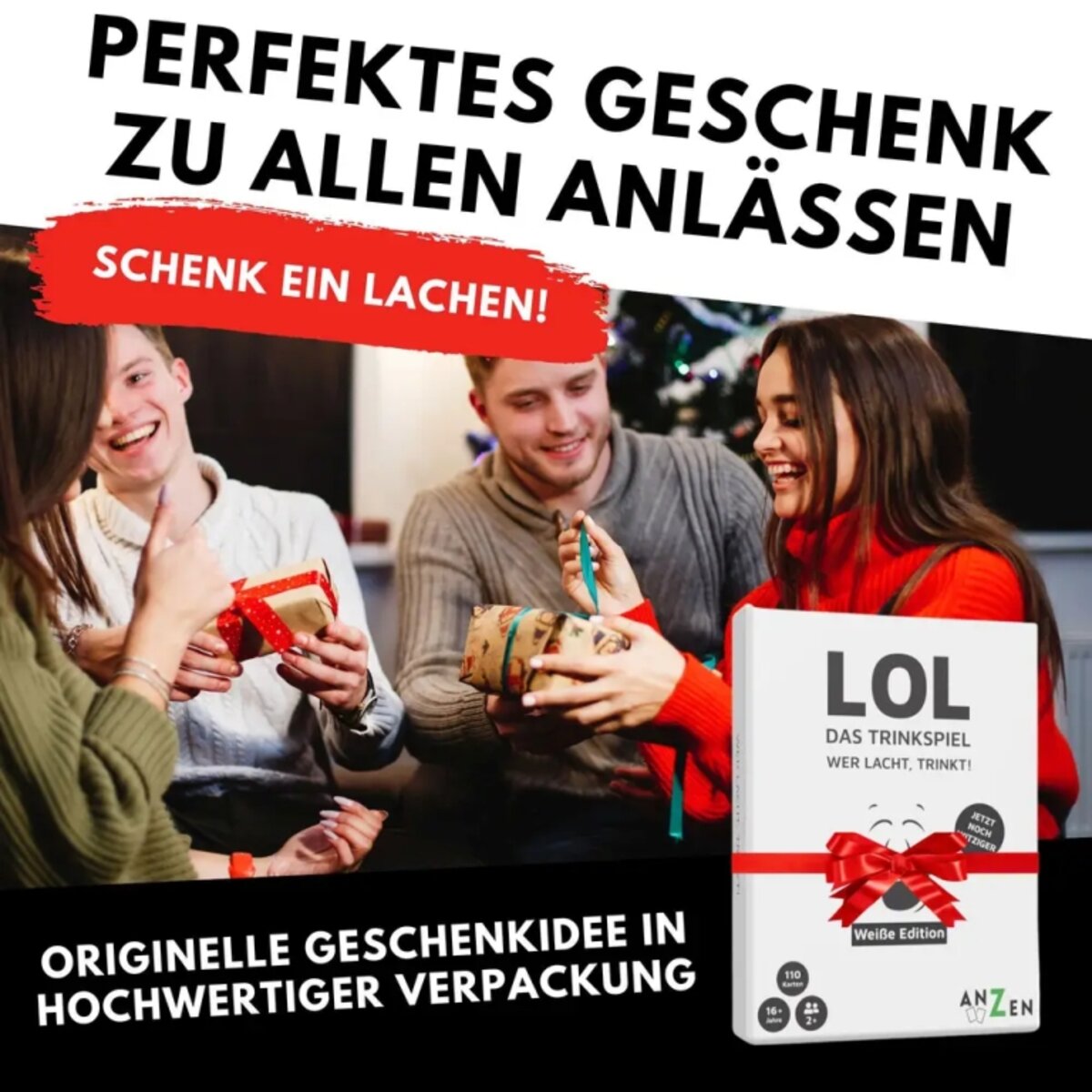 Anzen LOL Das Trinkspiel (weiße Edition)