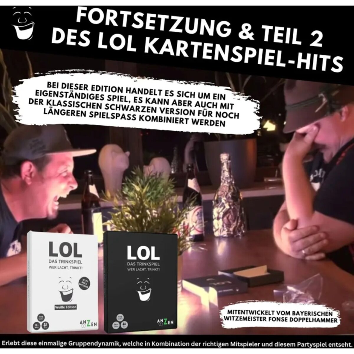 Anzen LOL Das Trinkspiel (weiße Edition)