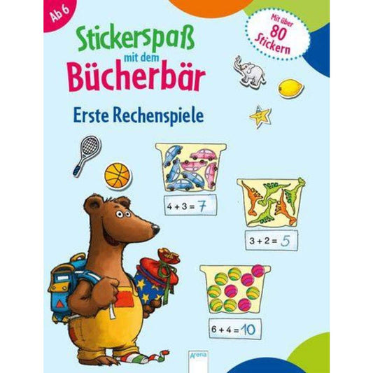 Arena Stickerspaß mit dem Bücherbär Erste Rechenspiele