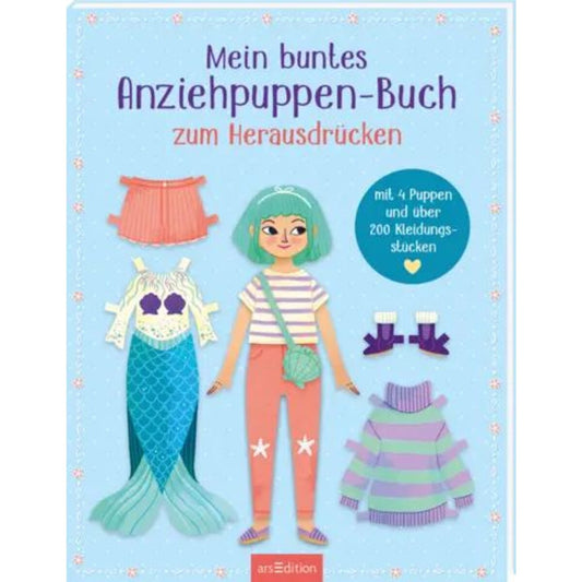 ars Edition Mein buntes Anziehpuppen-Buch zum Herausdrücken