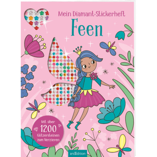 ars Edition Mein Diamant-Stickerheft – Feen