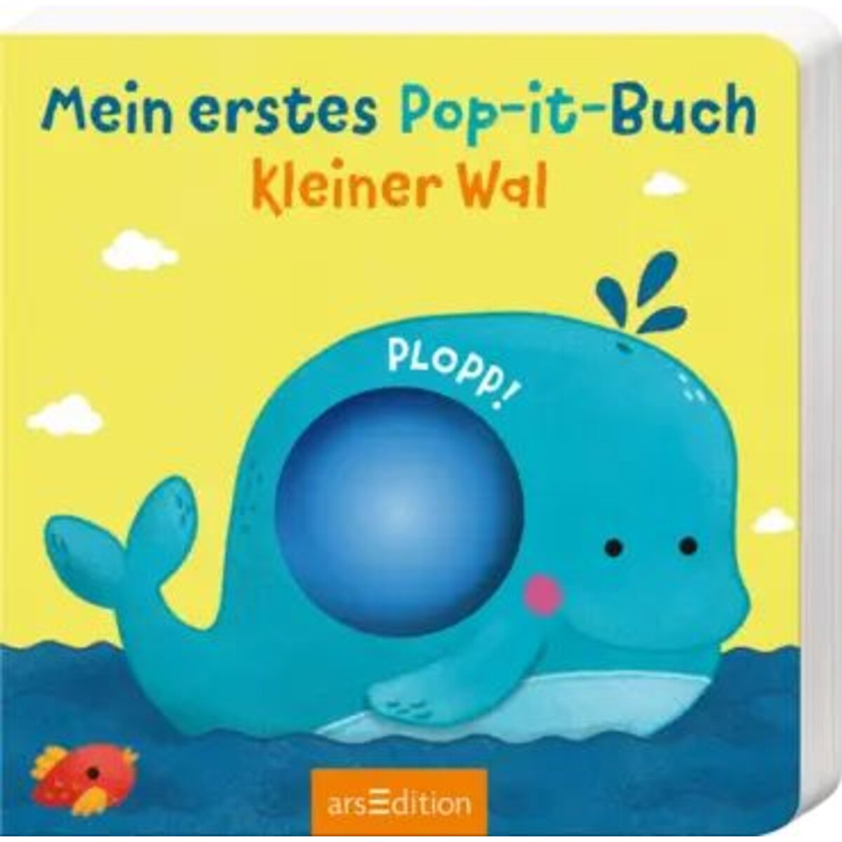 ars Edition Mein erstes Pop-it-Buch – Kleiner Wal