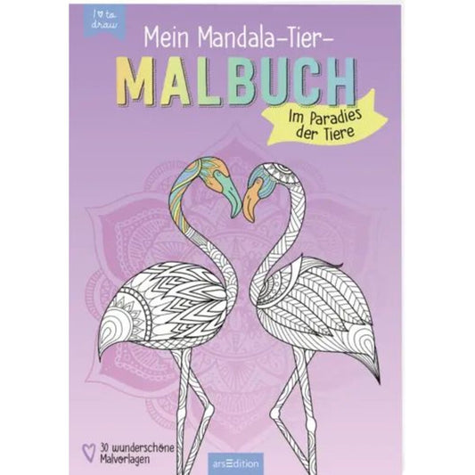 ars Edition Mein Mandala-Tier-Malbuch - Im Paradies der Tiere