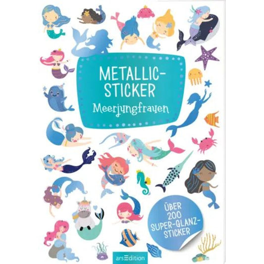 ars Edition Metallic-Sticker – Meerjungfrauen