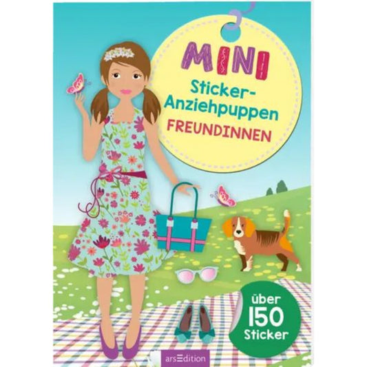 ars Edition Mini-Sticker-Anziehpuppen – Freundinnen