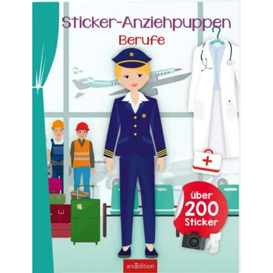 ars Edition Sticker-Anziehpuppen – Berufe