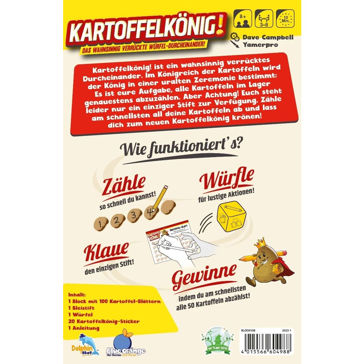 Asmodee Blue Orange Kartoffelkönig