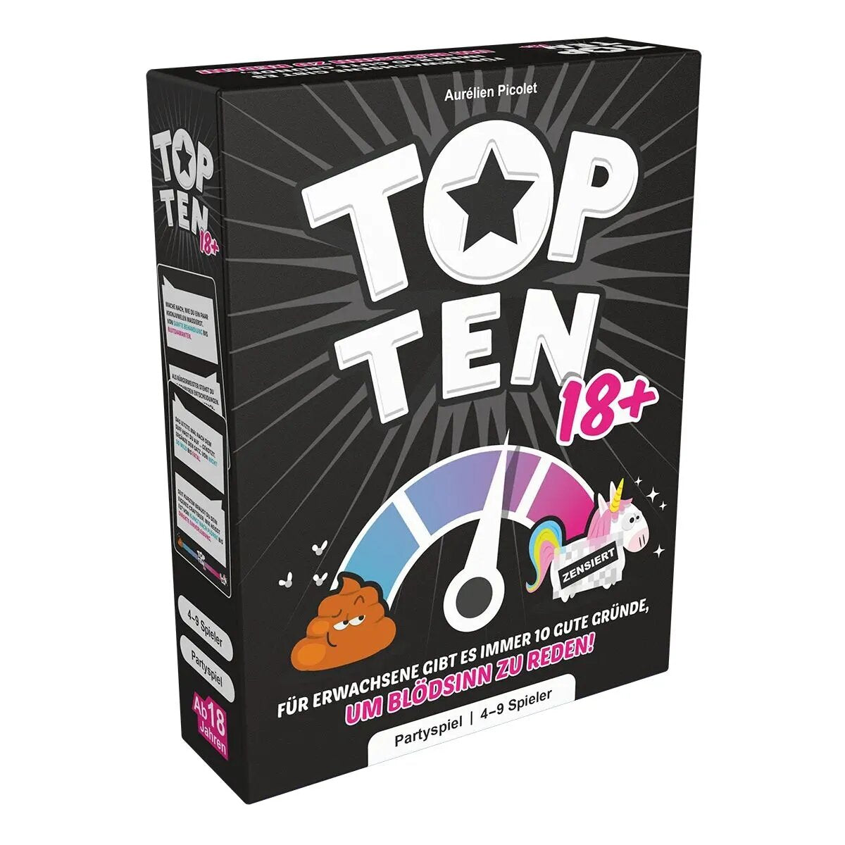 Asmodee Cocktail Games Top Ten 18+