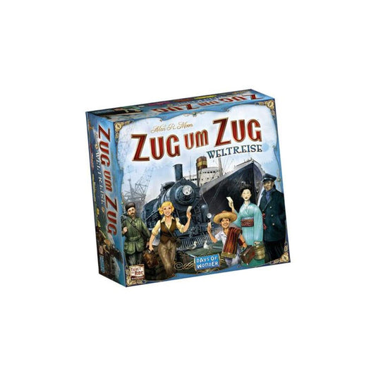 Asmodee Days of Wonder Zug um Zug Weltreise Grundspiel