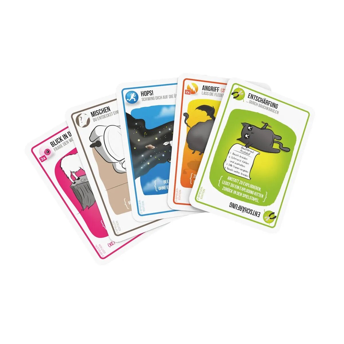 Asmodee Exploding Kittens 2-Spieler-Edition