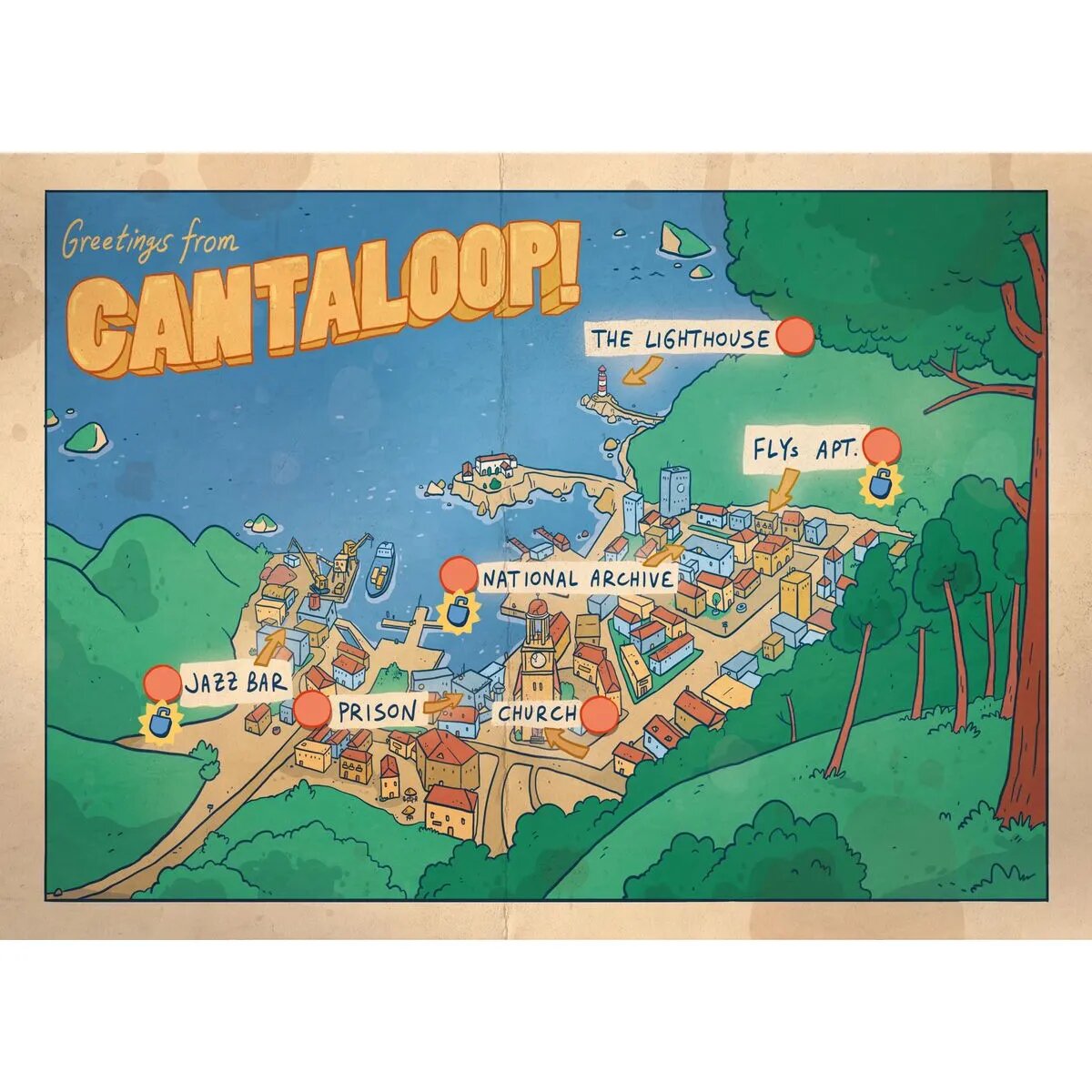 Asmodee Lookout Spiele Cantaloop Buch 1 - Einbruch in den Knast