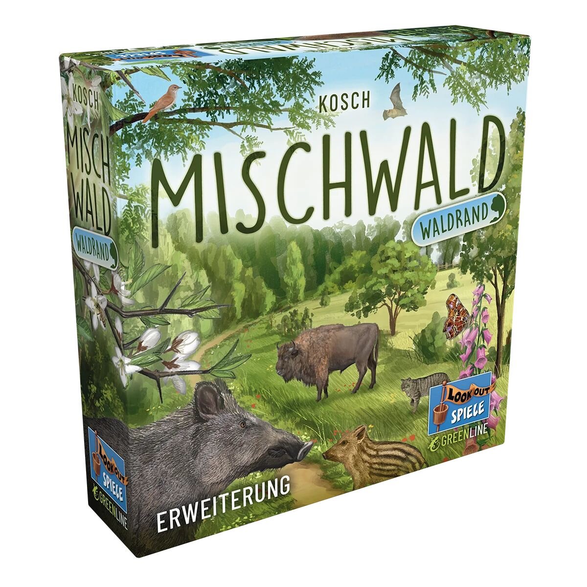 Asmodee Lookout Spiele Mischwald – Waldrand