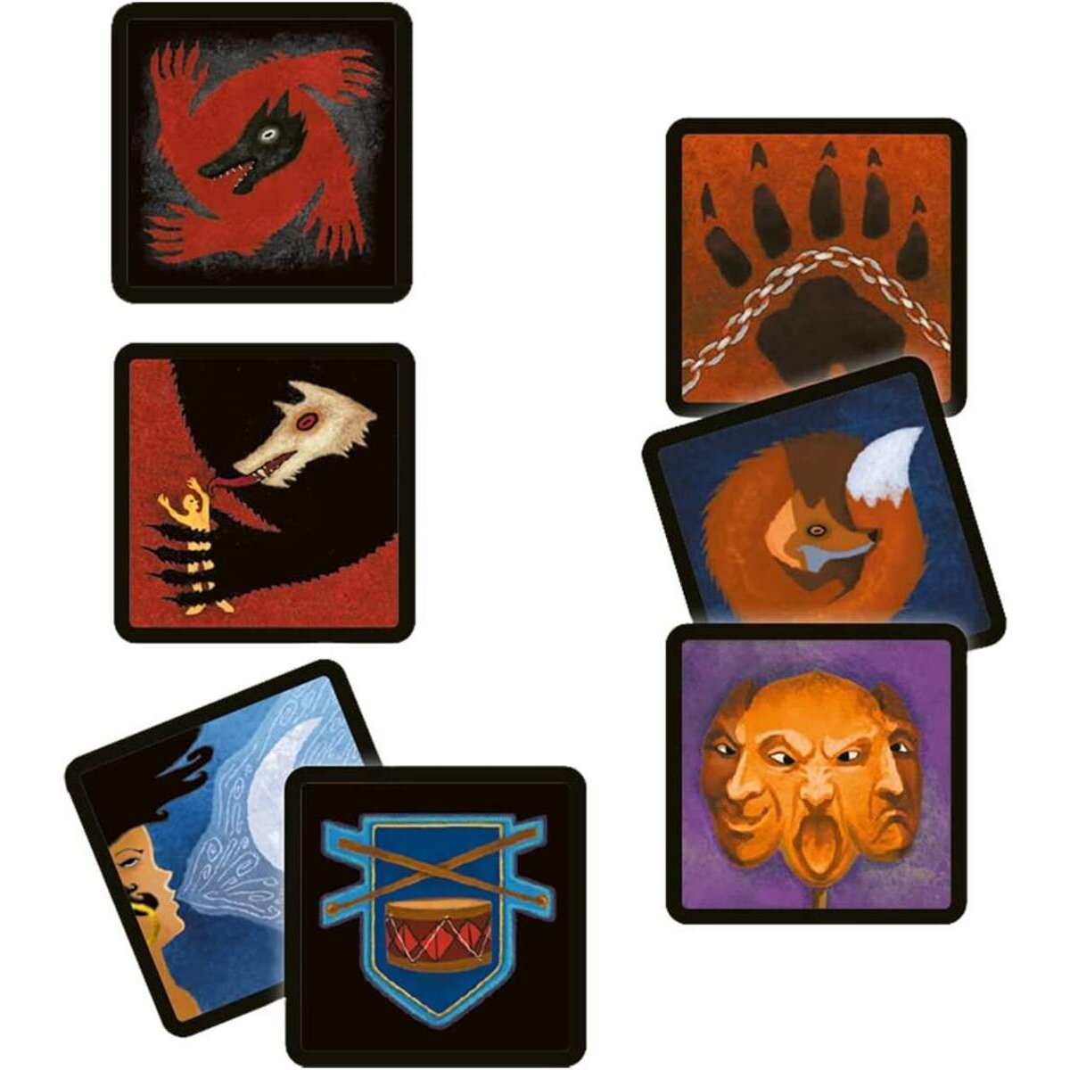 Asmodee Lui-Meme Werwölfe von Düsterwald - Charaktere (neues Design) Erweiterung DE