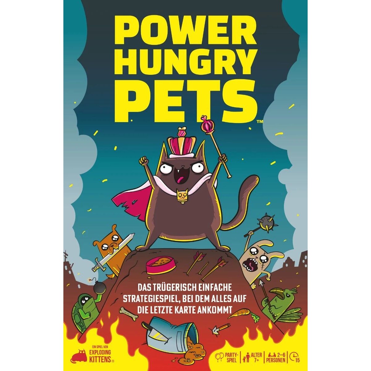 Asmodee Exploding Kittens Power Hungry Pets