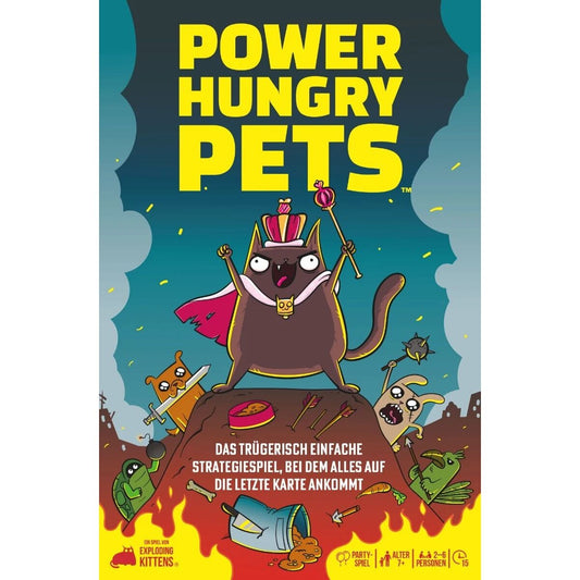 Asmodee Exploding Kittens Power Hungry Pets
