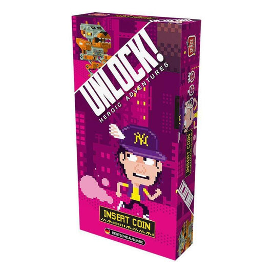 Asmodee Space Cowboys Unlock! Insert Coin