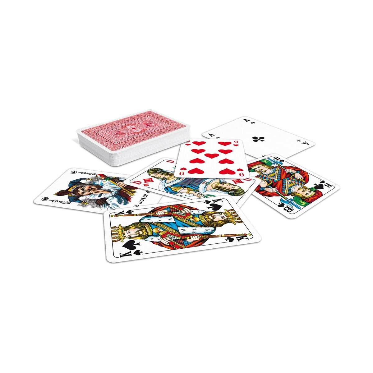 ASS Altenburger FSC Doppelkopf Leinen, französisches Bild in Faltschachte