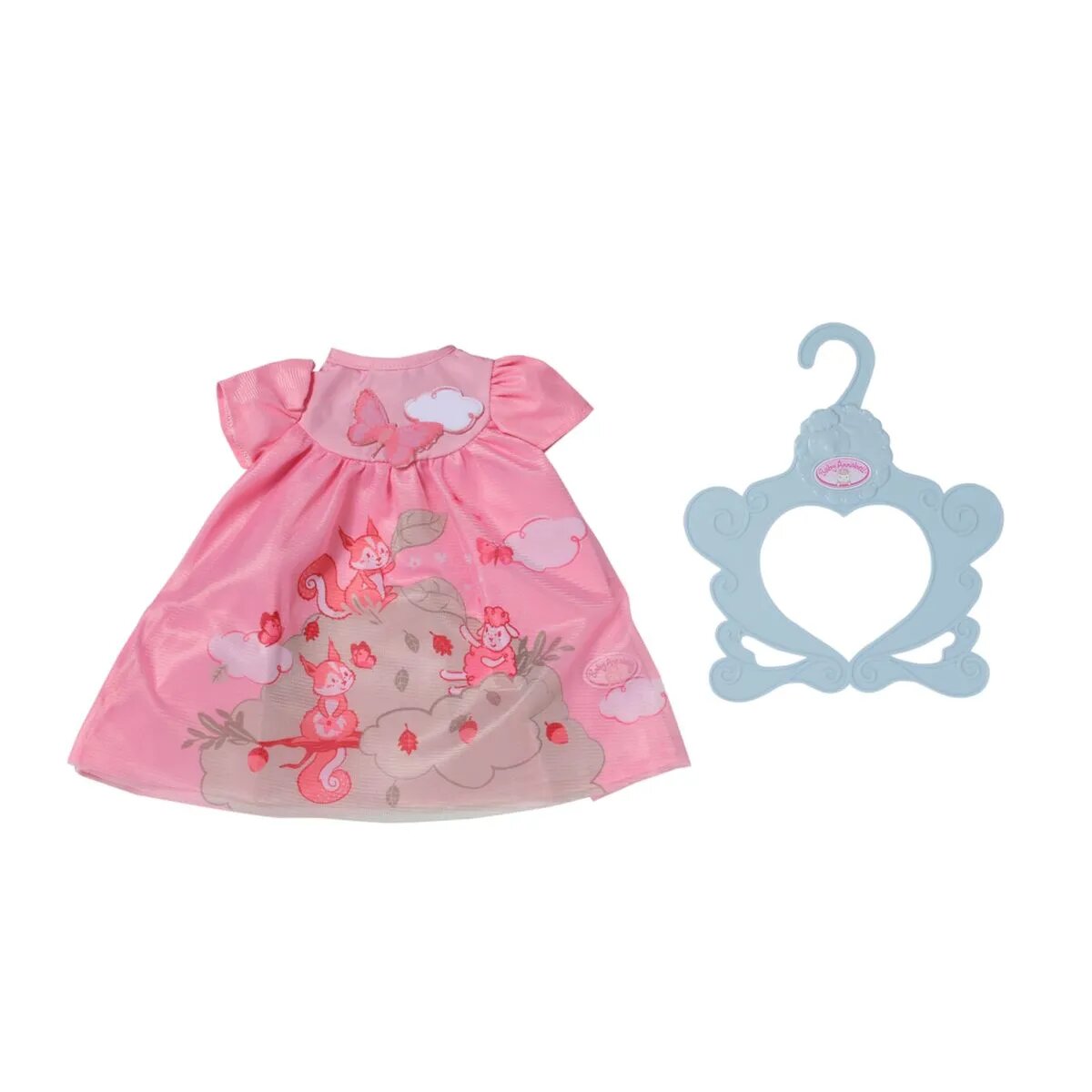 Baby Annabell® Kleid rosa Eichhörnchen 43cm