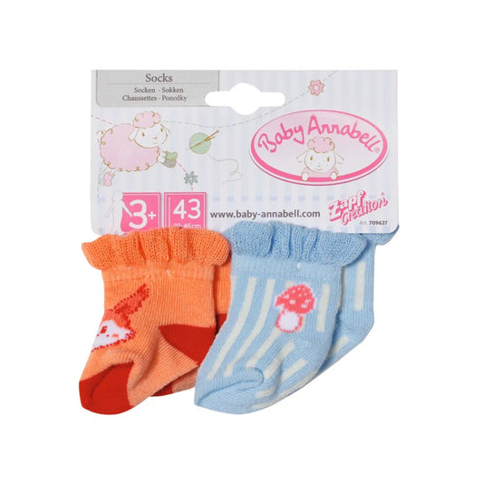 Baby Annabell® Socken 2 Paar, 43 cm, 2-fach sortiert