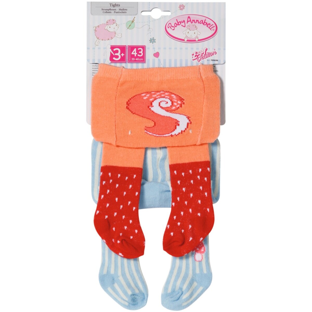 Baby Annabell® Strumpfhosen 2er-Pack 43cm, 2-fach sortiert