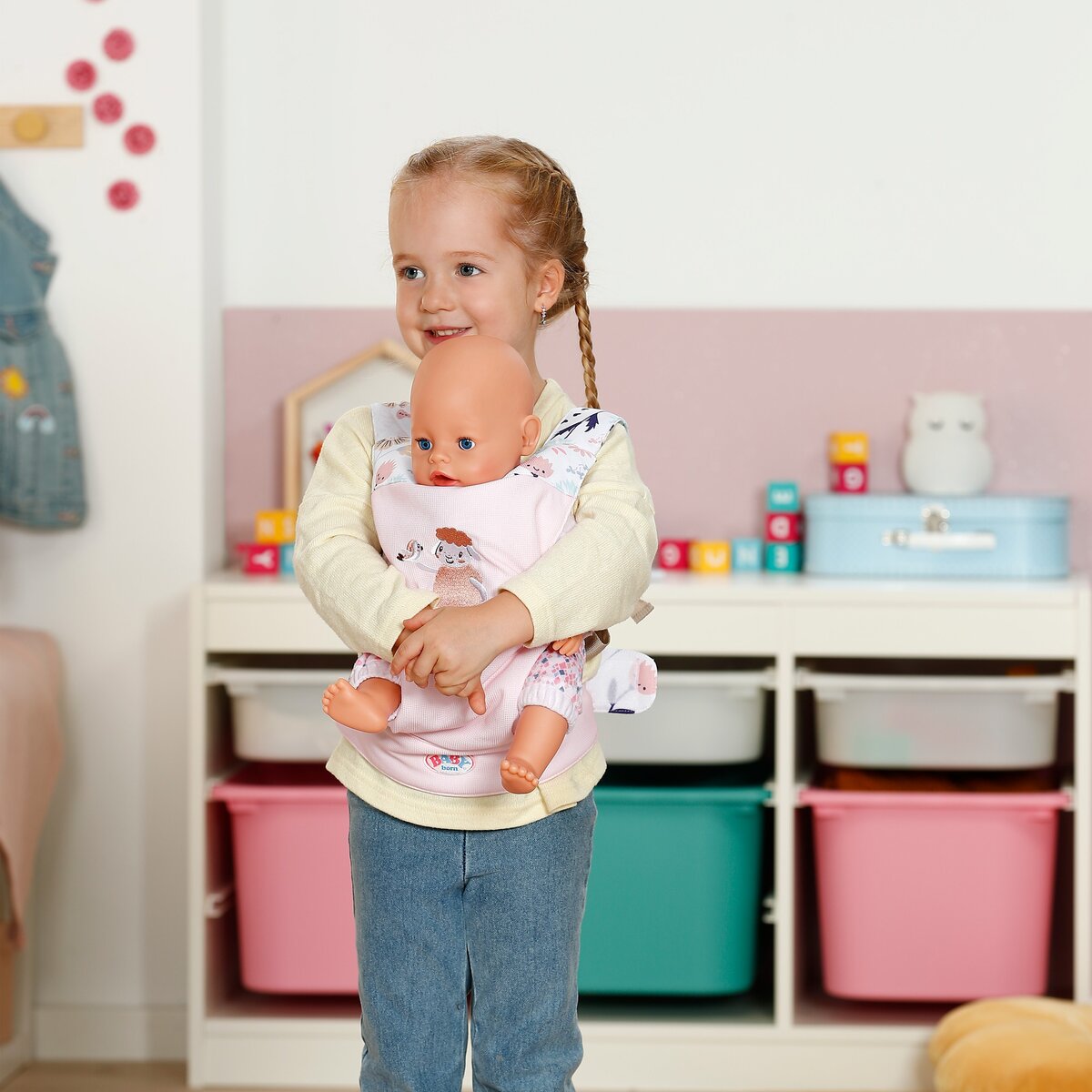 BABY born® Babytrage Blumen