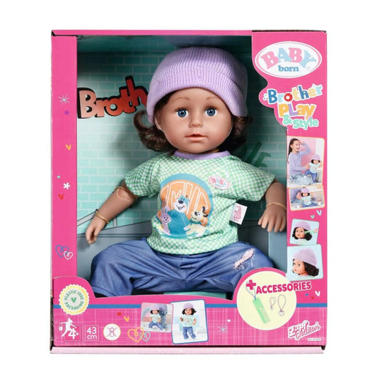 BABY born® Brother Style & Play 43cm