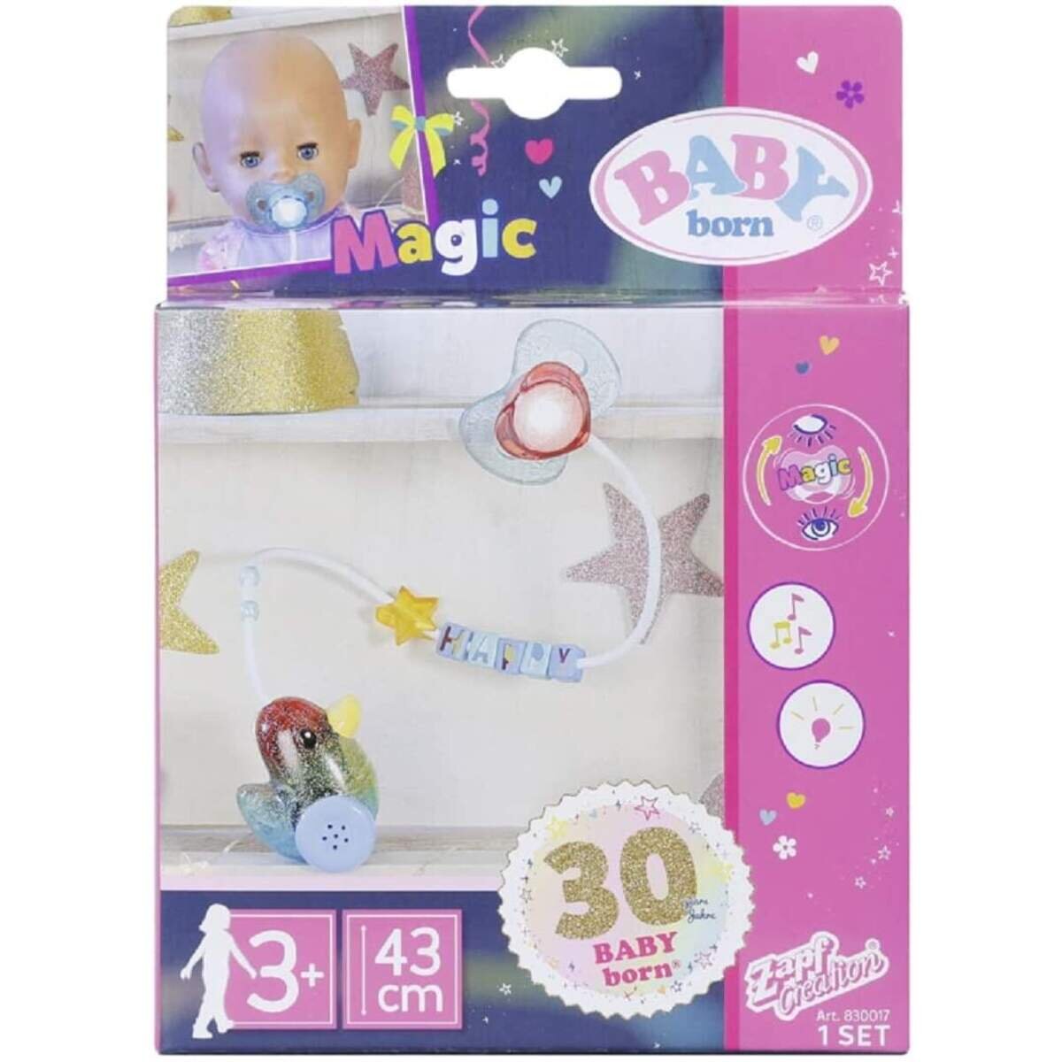 BABY born® Happy Birthday Interactive Magic Schnuller 43 cm mit Licht- und Soundeffekten